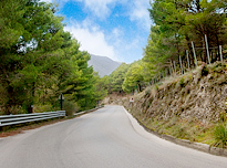 opSicilie - fietsen in Carini op Sicilie