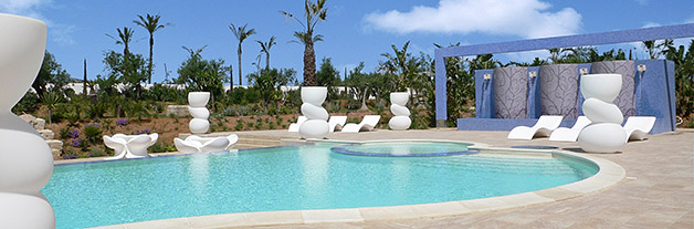 opSicilie - het zwembad van de borgo delle olive, Sicilië